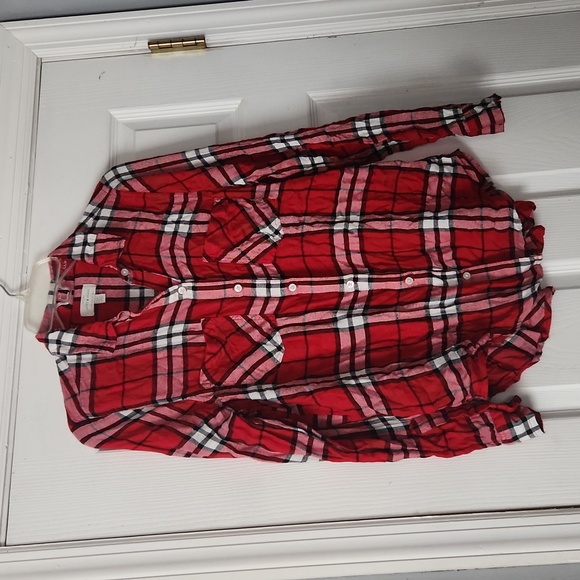 LUCKY BRAND plaid pattern top - Picture 1 of 7